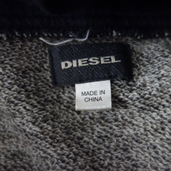 Diesel Grey Zip Up Hoodie Size S - Picture 15 of 16